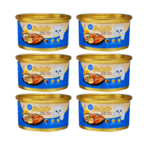 벨로타(고양이캔) [해산물 그레이비] (85g) 태국 타이유니언 리얼미트 Bellota Seafood Gravy, 24개