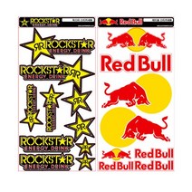 프리스타일 익스트림 에너지 스티커 세트 보드데칼 헬멧데칼 차량용스티커, 상세설명 참조, 일반원단/레드불세트, 1개