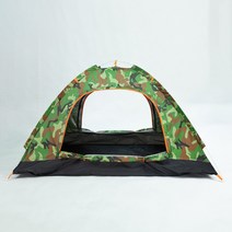 캠핑 팝업 텐트 야외 초경량 접이식 휴대용 여행 2 인용 관광 텐트 비치 텐트 캠핑 용 운반 가방 포함, Green 2 Door