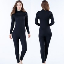 프리다이빙슈트 웻 드라이 슈트 2022 가슴 지퍼 잠수복 남성 여성 잠수복 3mm 네오프렌 잠수복 플러스 사이즈, my145 흑인 여성, m
