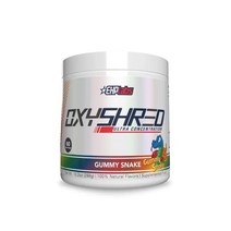 EHP 랩스에 OxyShred 울트라 Concention 번 앤 슈레 에너지 부스터 운동 전 60인분