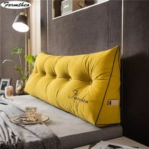 침대 등받이 삼각 쿠션FORMTHEO-큰 긴 웨지 베개 장식 홈 침대 머리판 등 쿠션 싱글 더블, 02 as picture_06 180x50x20cm