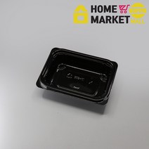 과일포장용기/반찬용기/사각과일용기 IP-202 (검정) (1000개) / 뚜껑별도, 1000개