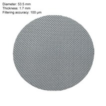 드롱기 부품교체 호환 51/53.5/58.5mm 에스프레소 포타필터 커피 머신 용 퍽 스크린 필터 메쉬 드롱기 가, 01 라이트 옐로우