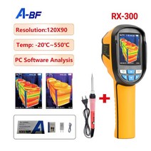 스마트폰 산업용 열화상 열감지 내시경 카메라 ABF 적외선 RX300 PC 소프트웨어 분석 바닥 난방 감지 120x90 픽셀, 3.RX300Set