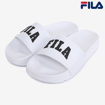휠라 공용 드리프터 로고 슬리퍼 1SM01578D 100