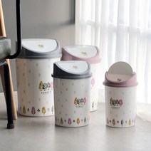 아이방 휴지통 미니 화장대 푸쉬, 1개, 이리나 휴지통 1호(3L)_그레이