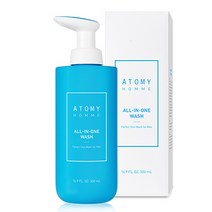 애터미 옴므 올인원 워시 500ml