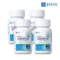 [종근당건강] 슈퍼 루테인 비젼 60캡슐 x 4병 (8개월분) /눈건강 /5중 복합기능성, 상세 설명 참조, 상세 설명 참조