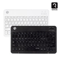 로이체 무선 블루투스 키보드 슬림 초경량 KT5 PRO, 화이트