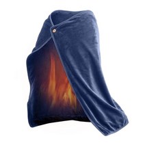 1인용 오십견찜질기 온찜질기 매트온열 건강 관리를 위한 연약한 전기 난방 담요 패드, 블루