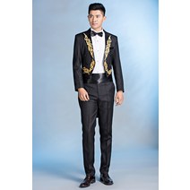 블랙 슬림 연미복 무대공연복 무용대합창 지휘복장 여자결혼예복 연미복 턱시도 맞춤예복 결혼식예복 맞춤양복가격 맞춤정장가격