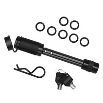 견인볼커버 견인볼 고리 캡 트레일러 견인장치 견인장치 볼 견인 블랙 토우 바 텅 히치 핀 잠금 탈착식 마운트 안전 클립 부품 캠핑카 캐러밴 액세서리 포함, 없음