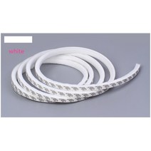 kkamp fin 3m5m 자체 접착 씰링 방풍 브러시 스트립 홈 도어 창 방음 스트립 가스켓, 하얀, 9mmx15mmx3m