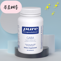 홍박스 퓨어 GABA 가바 60캡슐 구매대행, 1개, 60개