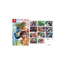 록맨 이그제 어드밴스드 컬렉션 - Switch 수량 한정 특전 「커스텀 PET 팩」을 입수할 수 있는 코드 인자 전단 & Amazon.co.jp 한정 오리지널 엽서 11종 세트 동봉