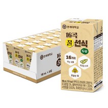 연세우유 16곡 꿀선식 두유, 190ml, 64개