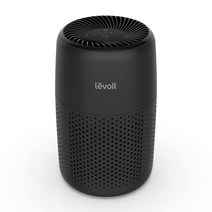 LEVOIT 침실용 공기 청정기 HEPA 청정제 필터 연기 알레르기 애완 동물 비듬 냄새 먼지 제거제 사무실 데스크탑 탁상용 코어 미니용 향 스폰지가 포함된 소형 실내 청소기 화이, Core Mini Dark Black