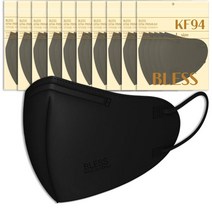 [bless] 블레스마스크 KF80 라이트핏 보건용 마스크 블레스 국내생산 라이트핏 KF80 새부리형 숨쉬기편한 식약처인증 컬러 마스크, 50매입, 화이트(중형_성인남성사이즈)