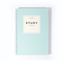 더메모 스프링 스터디플래너 6개월 - 8컬러 만년 다이어리 날짜 공부 계획 시험공부, 스카이