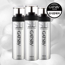 갸스비 스타일링 폼 슈퍼하드 헤어무스, 185g, 3개입