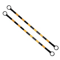 칼라콘 걸이대 2M X 2개 고리직경 85mm (황/검정)