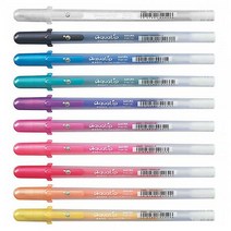 사쿠라 겔리롤 아쿠아립 0.6mm 0.8mm 낱개 볼펜 수성, 0.8 그린820