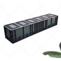 대형 컨테이너 박스 운반상자 플라스틱 콘테이너 콘티 상자 바스켓 180cm, 08 외경 150x40x12cm 회색