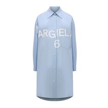 [MM6 MAISON MARGIELA] SIX LOGO 포플린 셔츠 드레스 S52CT069