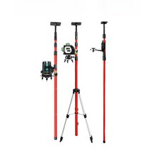 레벨기 거치대 레이저 측정기 봉 걸이 리프트 삼각대, 3.0미터