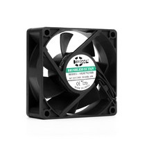 돈풍기 EC 브러시리스 냉각 팬 AC 110V 듀얼 볼 베어링 2 전선 60mm 92mm 120mm 크기 옵션, 08 70X70X25mm