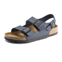 버켄스탁 밀라노 네이비 레귤러 0034751 보통발볼 남성 슬리퍼