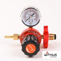 위더스 가스 압력조정기 프로판가스 LPG가스 KS인증, 1개