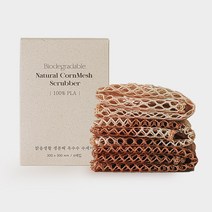 맑음생활 국산 천연 생분해 옥수수 수세미 6매입, 1개