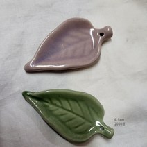 타이아로마 인센스 귀여운잎사귀 세라믹향받침, 하트모양A