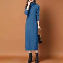 르엠마 피오라 터틀넥 폴라티 목티 목폴라 홈웨어 긴팔롱원피스 봄원피스 임부복 롱원피스 가을원피스 니트원피스