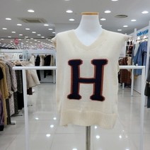 [밸리걸] H포인트 니트 베스트 263350