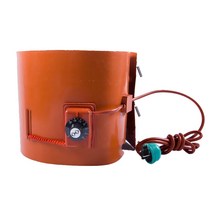 전기 오일 드럼 실리콘 가열 벨트 밴드 히터 DIY 고무 가스 탱크 금속 배럴, 01 AC 110V_09 1750x125MM