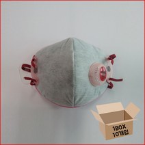 크린탑 보형물 방진마스크 C850V 1BOX(10개입)/ 특급 / 접이식 / 휴대성 / 착탈간편 / 걸고리형 / 길이조절 / 특급유해분진 미스트 흄 냄새 방지