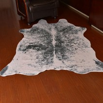 단모 인조 소가죽 워셔블 4계절 퍼매트 송치러그 동물 프린트 대형 중형 카페트 3종