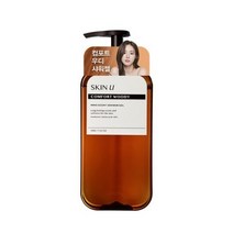 해피바스 스킨유 이노센트 컴포트 우디 샤워젤, 500g, 4개