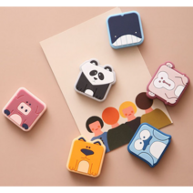 동물캐릭터 냉장고 자석