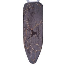 스팀 다리미 거치대 다리미판 스탠딩 옷걸이 좌식 다림질 보드 커버 대리석 천으로 인쇄 된 다림질 보드 커버 홈 청소기 도구에 대한 보호 미끄럼 방지 두꺼운 다채로운, 3