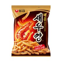 농심 매운새우깡, 90g, 6개