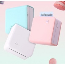 라벨터치 샌디마로 네임스티커 라벨프린터 무선 휴대용 흑백 포토프린터, 샌디마로 화이트