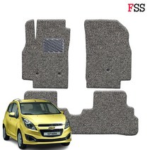 포시즌 쉐보레 스파크 코일매트 전차종 확장일체 1+2열 자동차매트, 브라운, 더넥스트 스파크 4세대(257-1)