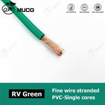 전선관 전선탈피기 전선 매우 부드러운 구리 와이어 유연한 케이블 220v 스트랜드 전기 PVC 10 12 14 16 18 20 22 awg 20awg 18awg 16awg 14aw, [02] Green, [08] 10 AWG, [01] 5m