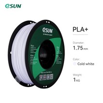 라벨 바코드 프린터 esun 3d 프린터 필라멘트 pla + 1.75mm 치수 정확도, 차가운 흰색, 씨엔