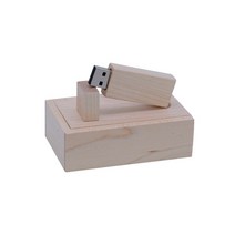 나무 USB 플래시 드라이브 천연 pendrive 4 기가 바이트 16 32 64 펜 메모리 스틱 사진 선물, 07 maple-box_09 2GB
