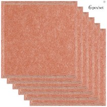 방음 벽 패널 어쿠스틱 스티커 6 개 홈 스튜디오 소음 차단 데코 문/침실 액세서리, CHINA, 12-Milk coffee, 0.8cm Low density